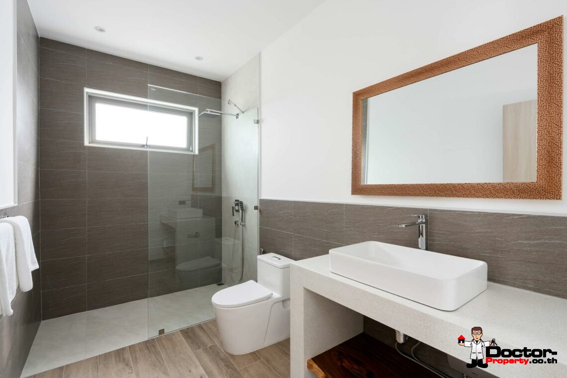 New 3 Bedroom Pool Villa with Sea View – Bo Phut, Koh Samui – For Sale